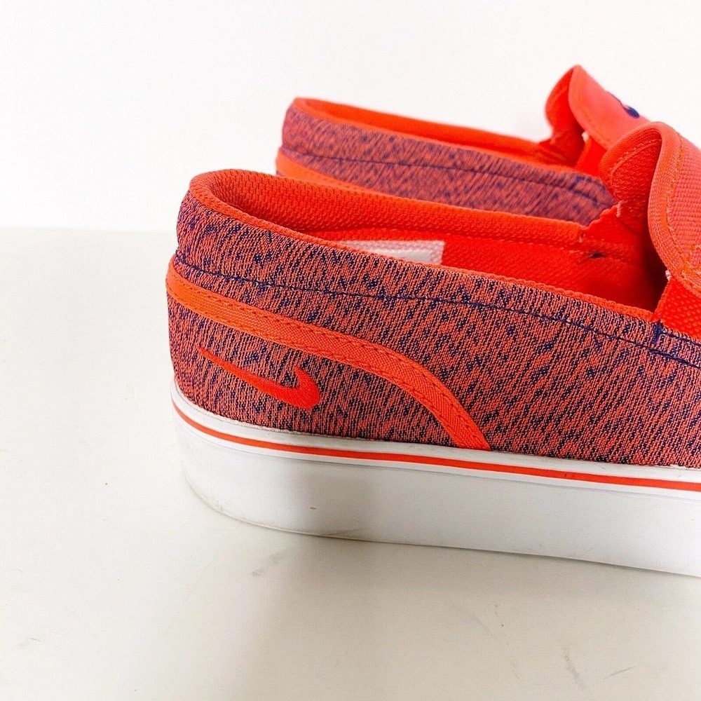 Nike Womens Toki Slip On Canvas Shoe Pink Sz 7.5 Loafer Casual - Picture 3 of 10